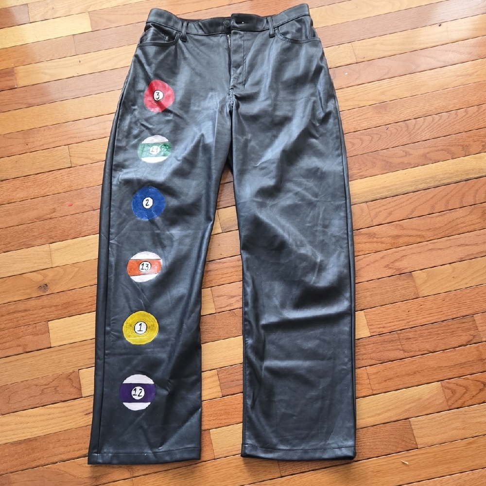 Hollister Faux Leather Jeans 9R 29
